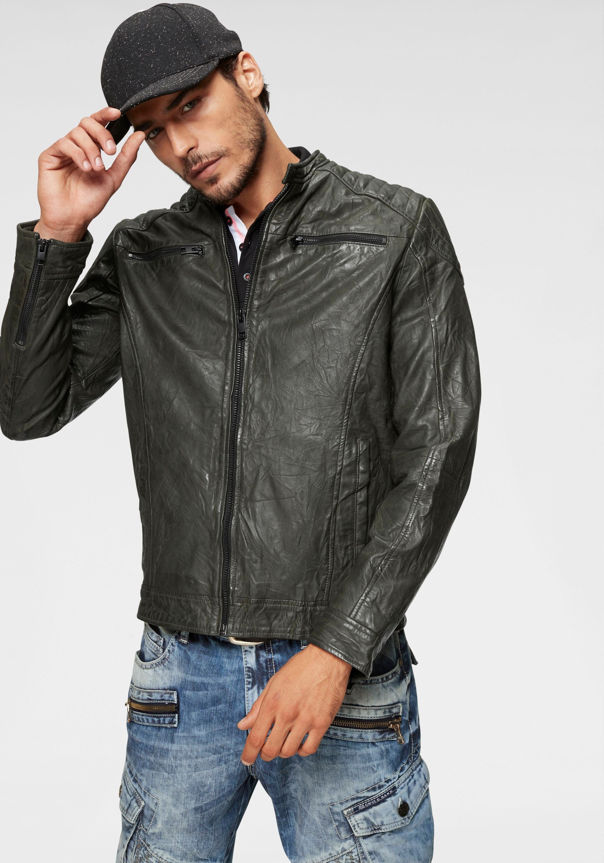 jack and jones leather jacket