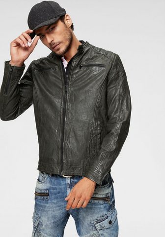 Jack & Jones куртка кожаная »...