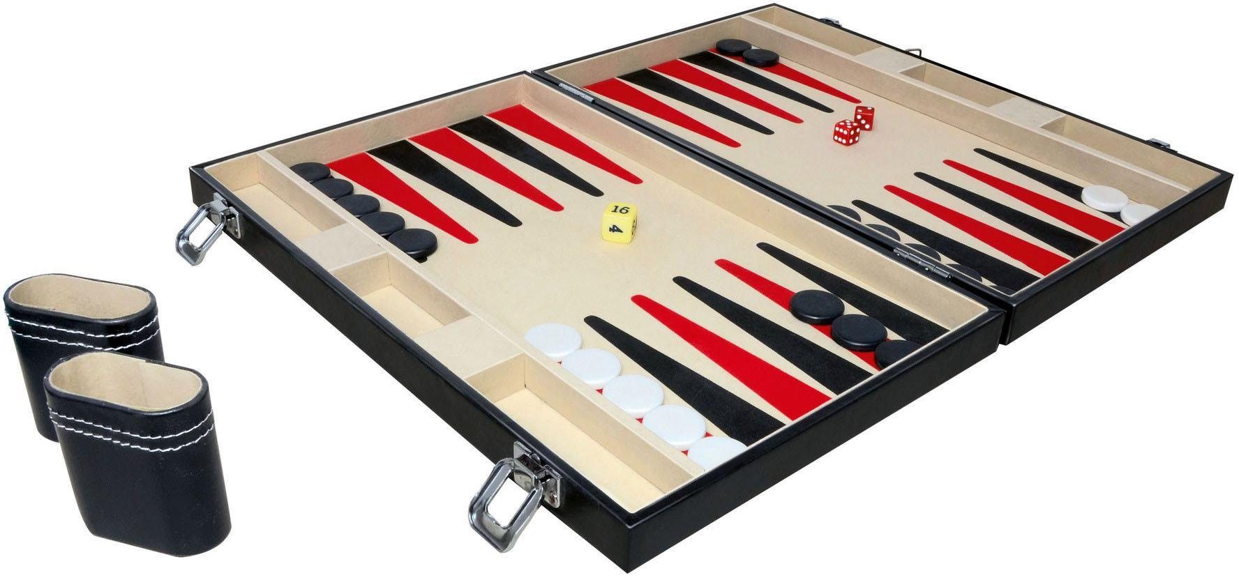 Image of Deluxe Backgammon Koffer - 15 Zoll