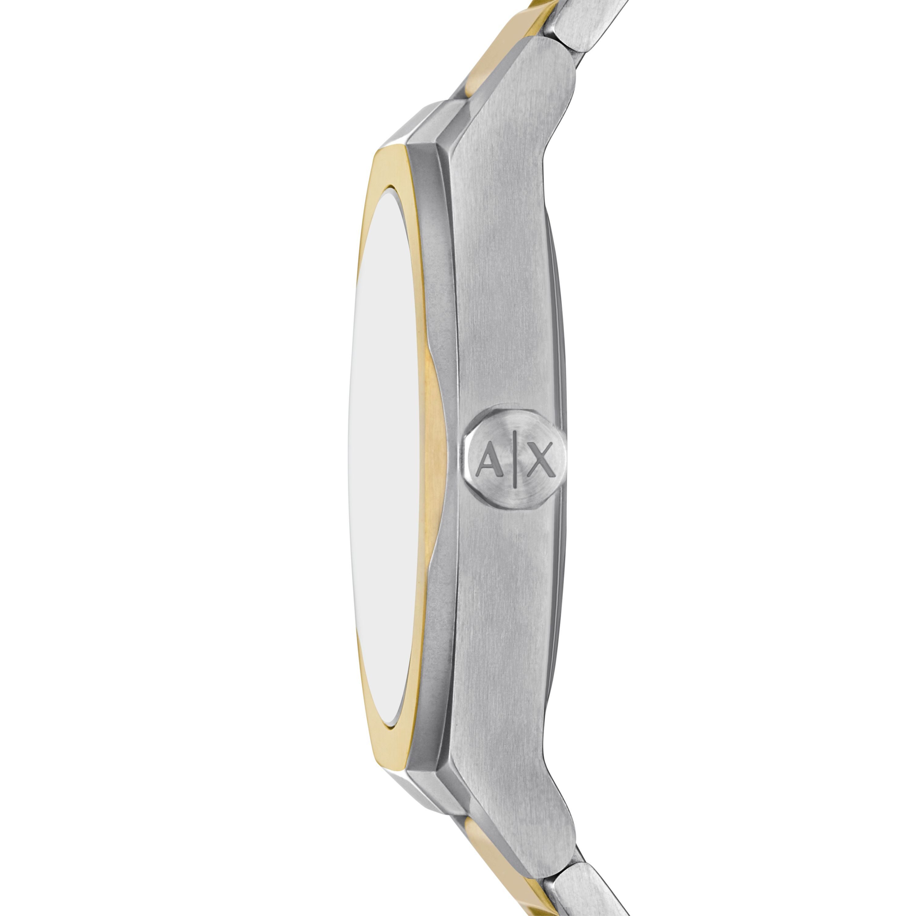 ARMANI EXCHANGE Quarzuhr AX4298, Armbanduhr, Herrenuhr, Edelstahlarmband, analog, Tag