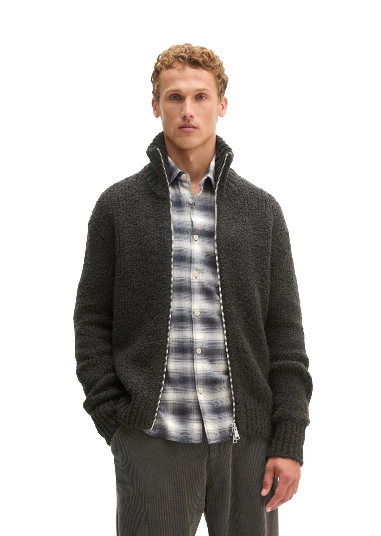 Marc O'Polo Cardigan aus weichem Schurwoll-Mix
