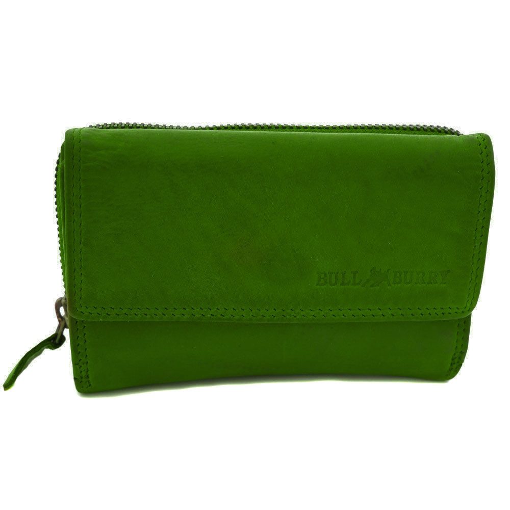 BULL BURRY Geldbörse LA BOCA L, übersichtlich, handlich, Waschleder in Vintage-Look