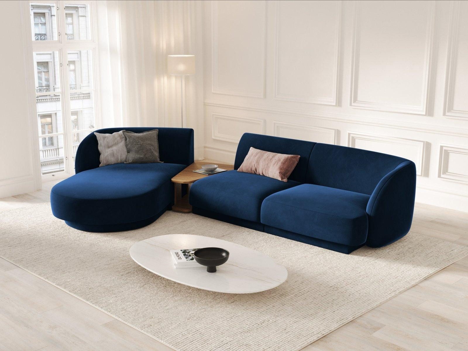 Micadoni Sofa Miley, modular mit Recamiere 3-Sitzer