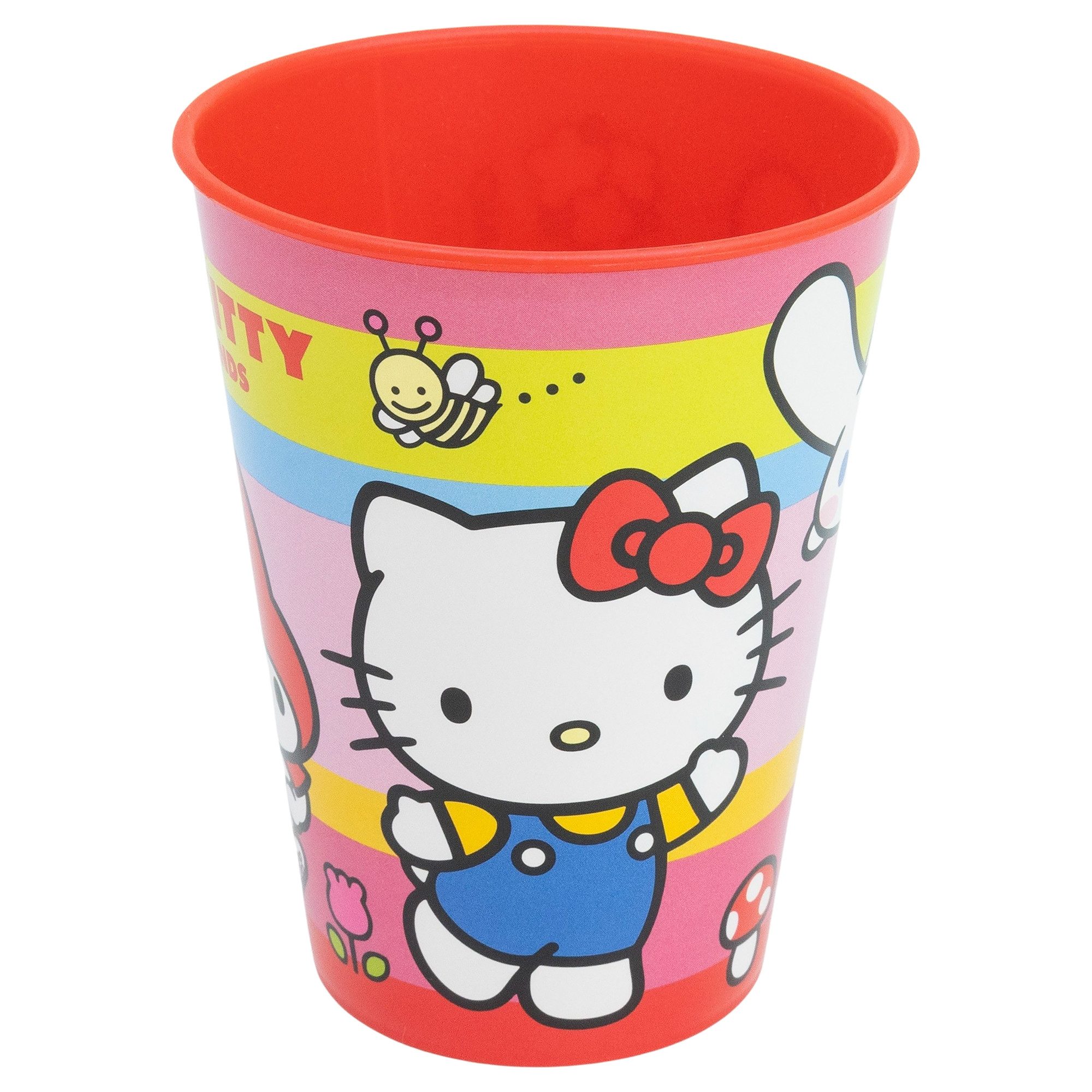 Hello Kitty Lunchbox Hello Kitty Kinder Lunch Set – 3-Kammer Brotdose & Becher, (2-tlg., Spar-Set)