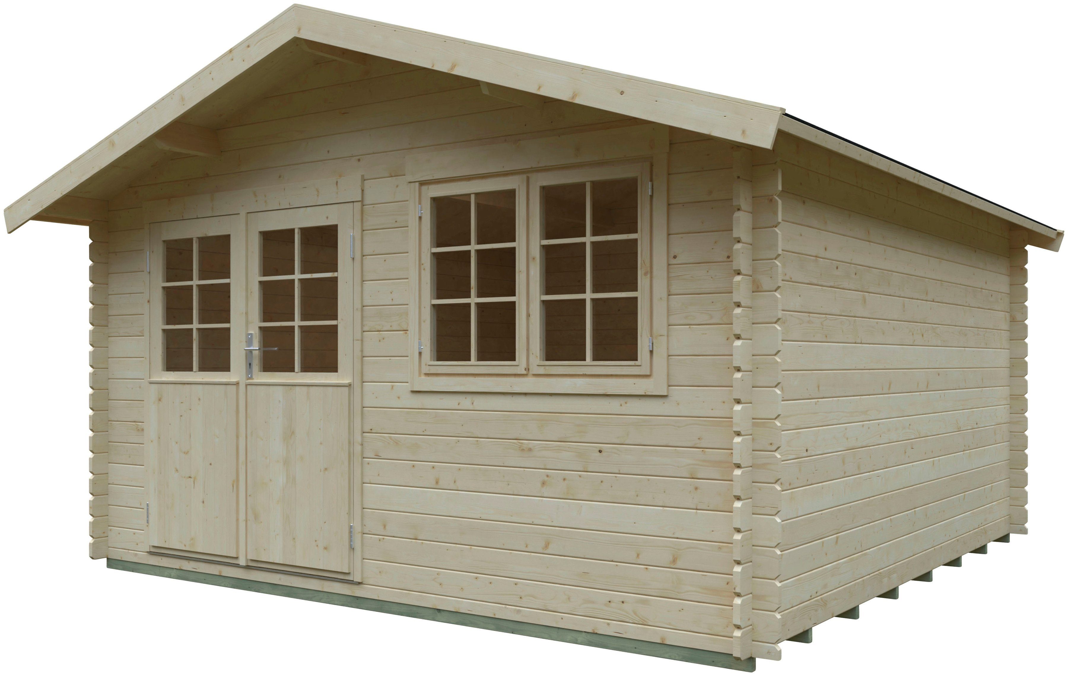 Gartenhaus 437x432 cm, 2, (Set) BxT: Gipsberg Kiehn-Holz