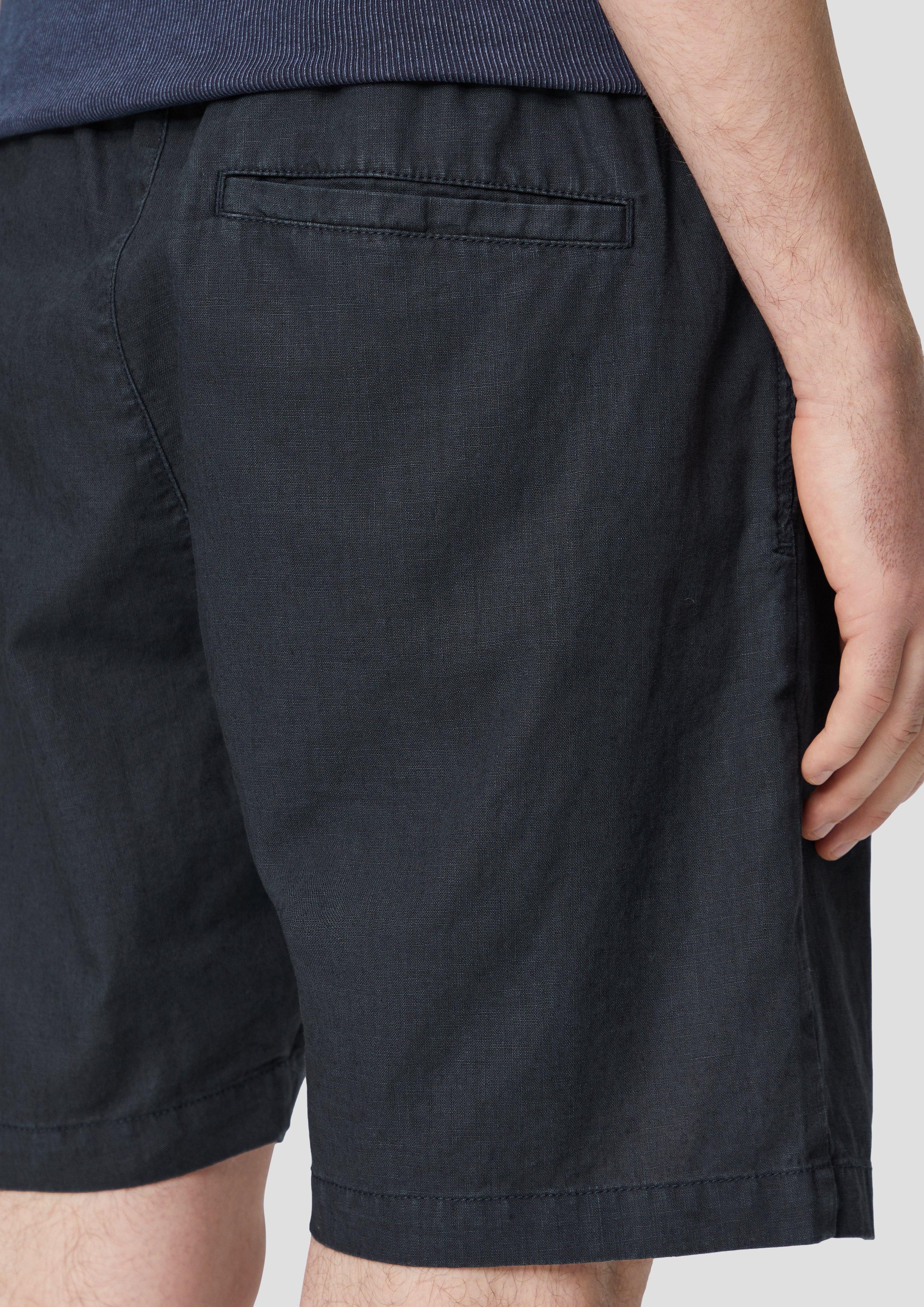 QS Cargoshorts Leinenmix-Shorts mit Elastikbund und günstig online kaufen