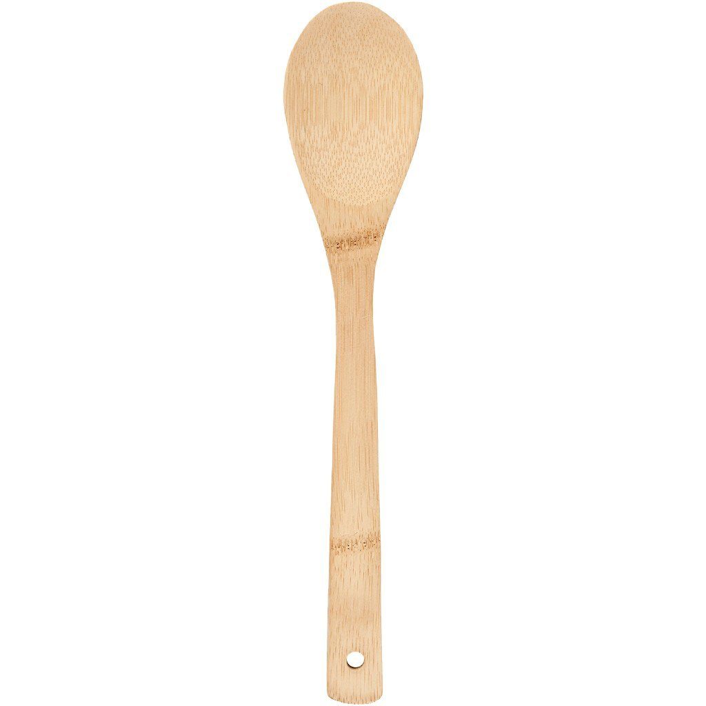 creativ company Kochbesteck-Set Holzlöffel, 30 cm, Bambus