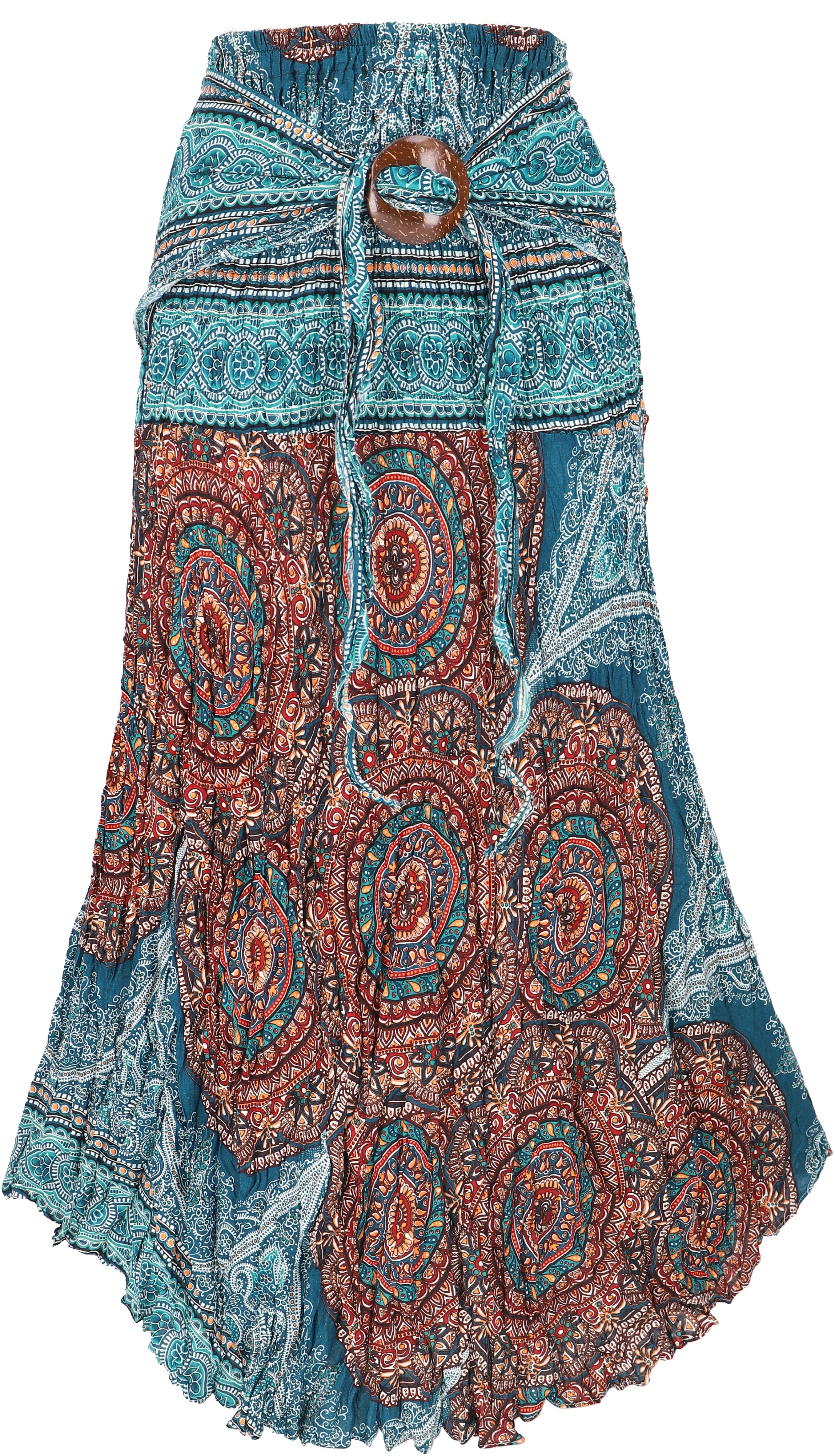 Guru-Shop Minirock Boho Sommerrock, Maxirock Hippie chic,.. alternative Bekleidung