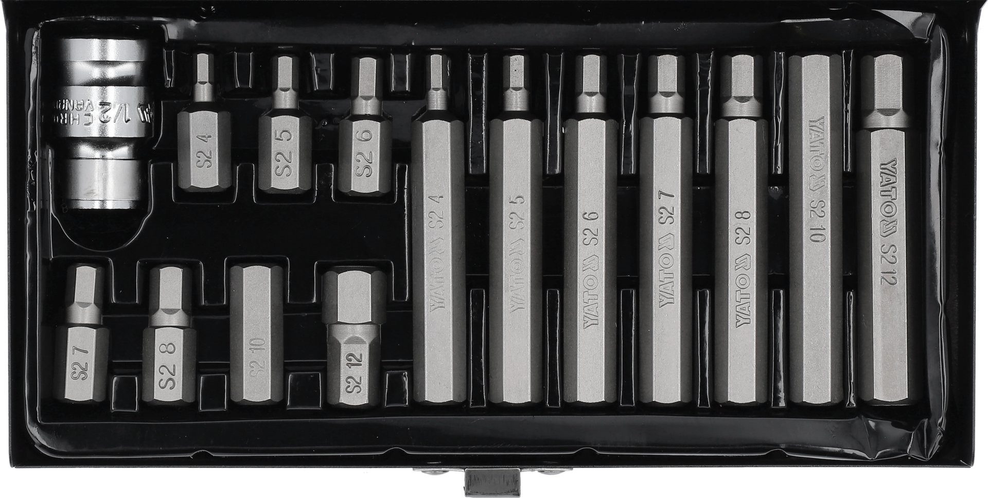 Yato Bit-Set Spezial-Sechskantschlüssel-Set 15-teilig, Spezial-Sechskantschlüssel-Set 15-teilig, 15-St., Spezial-Sechskantschlüssel-Set 15-teilig
