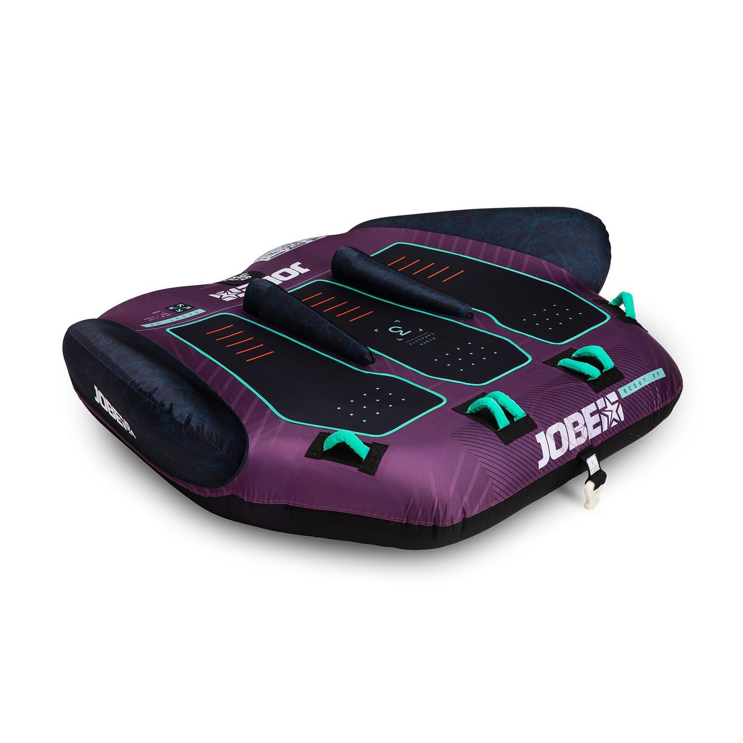 Jobe Wellenreiter Jobe Scout Towable 3P Tube Reifen Wassersport Boot 3 Personen