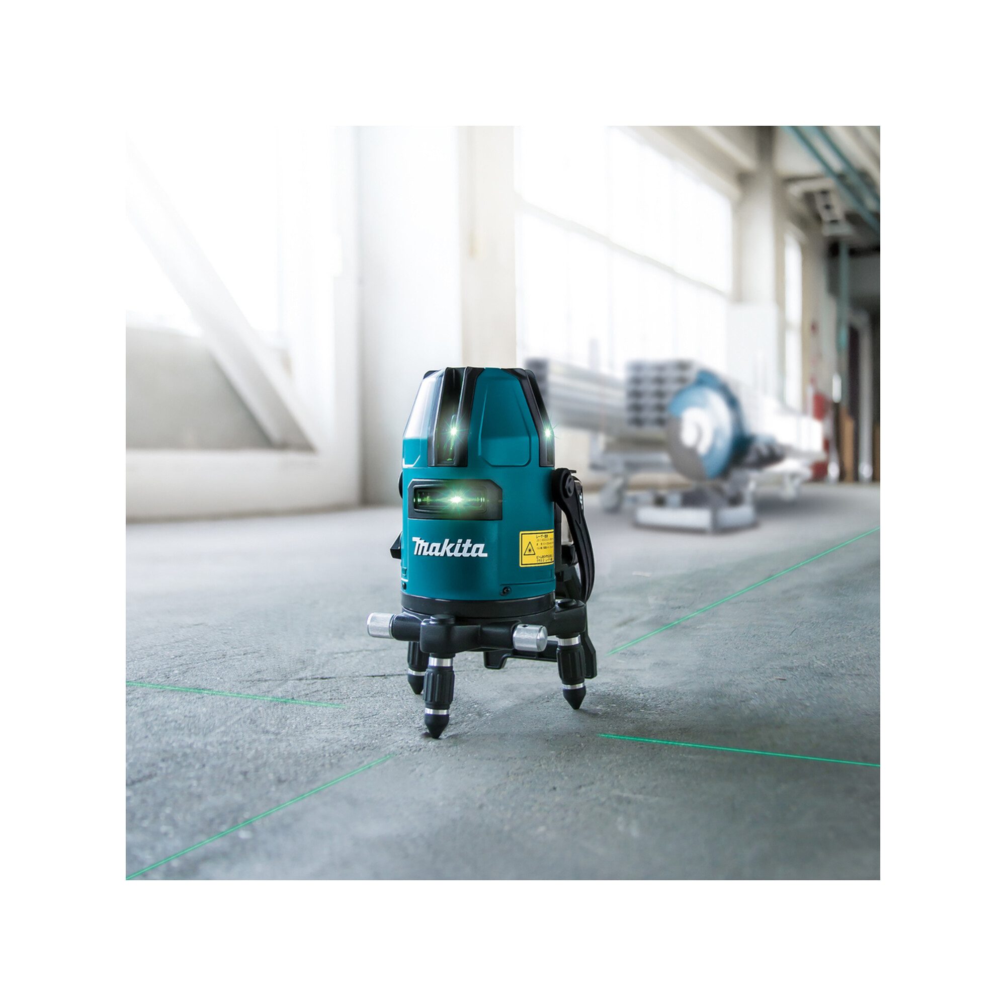 Makita Lasermessgerät Makita Akku-Multi Linienlaser 12V grün