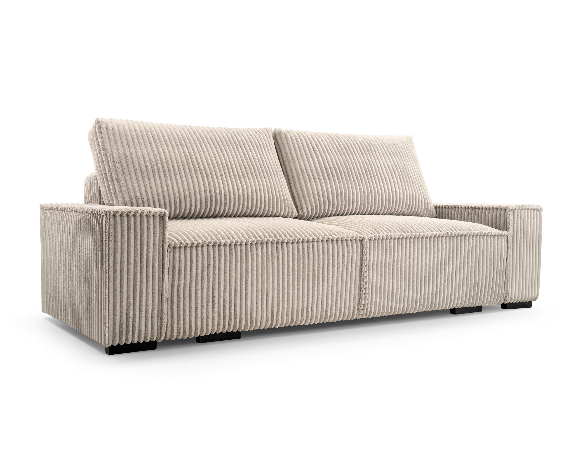Sofa Couch LAOS im Cord, mit Schlaffunktion