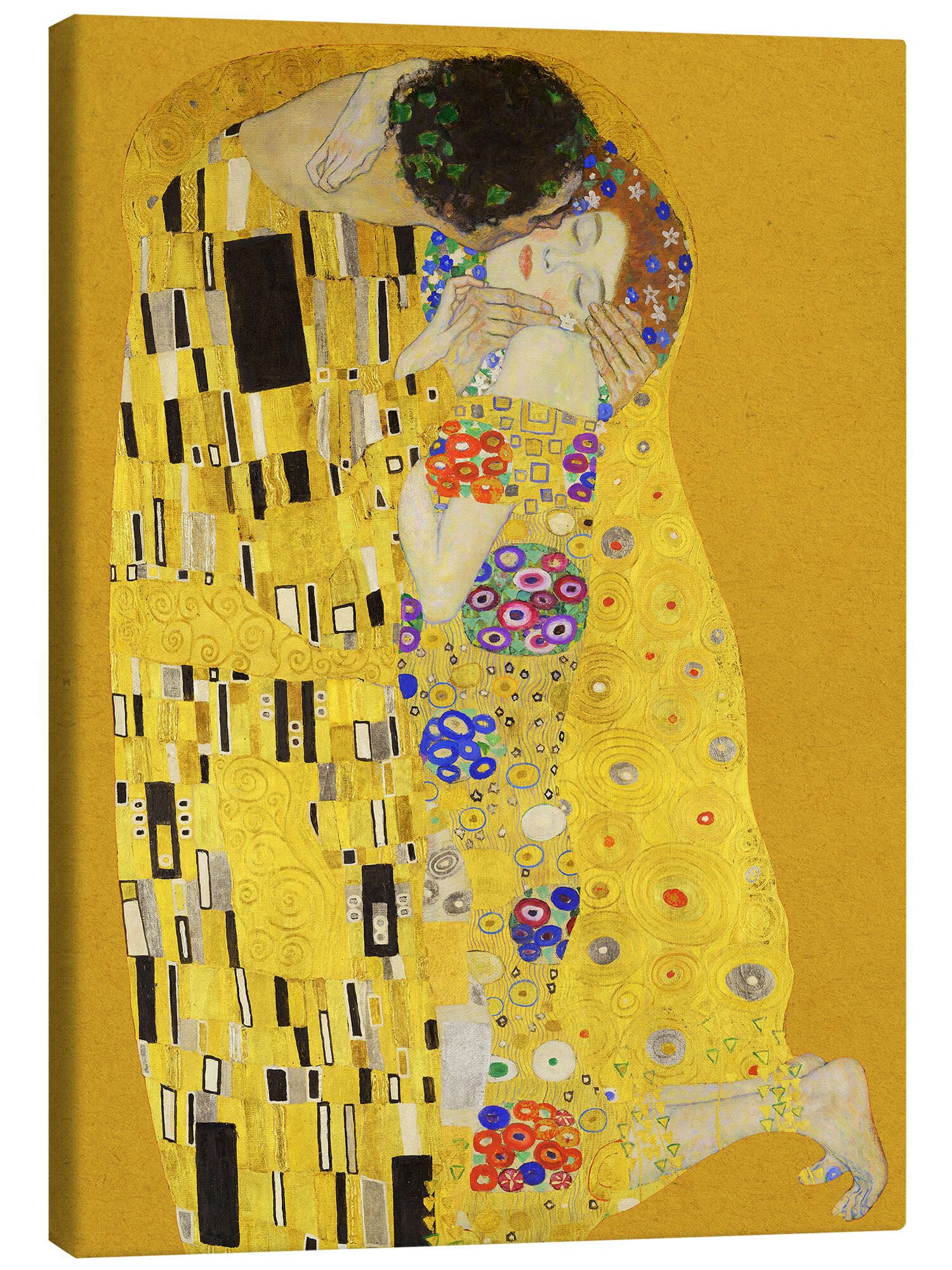 Posterlounge Wandbild Der Kuss, Gustav Klimt, erhältlich als Poster, Leinwandbild, Wandsticker oder Acrylglasbild