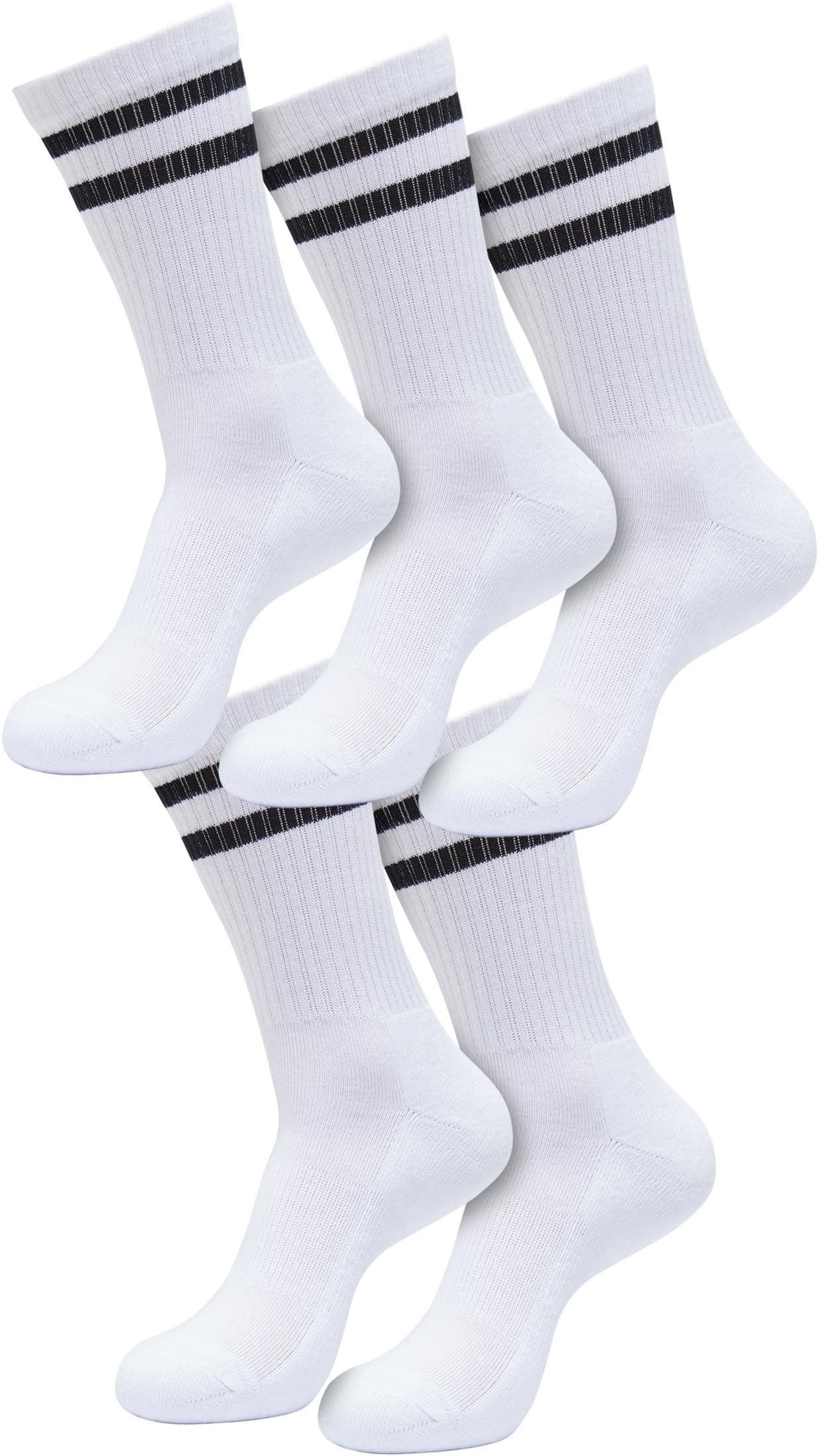 URBAN CLASSICS Basicsocken Double Stripe Socks 5-Pack Socken