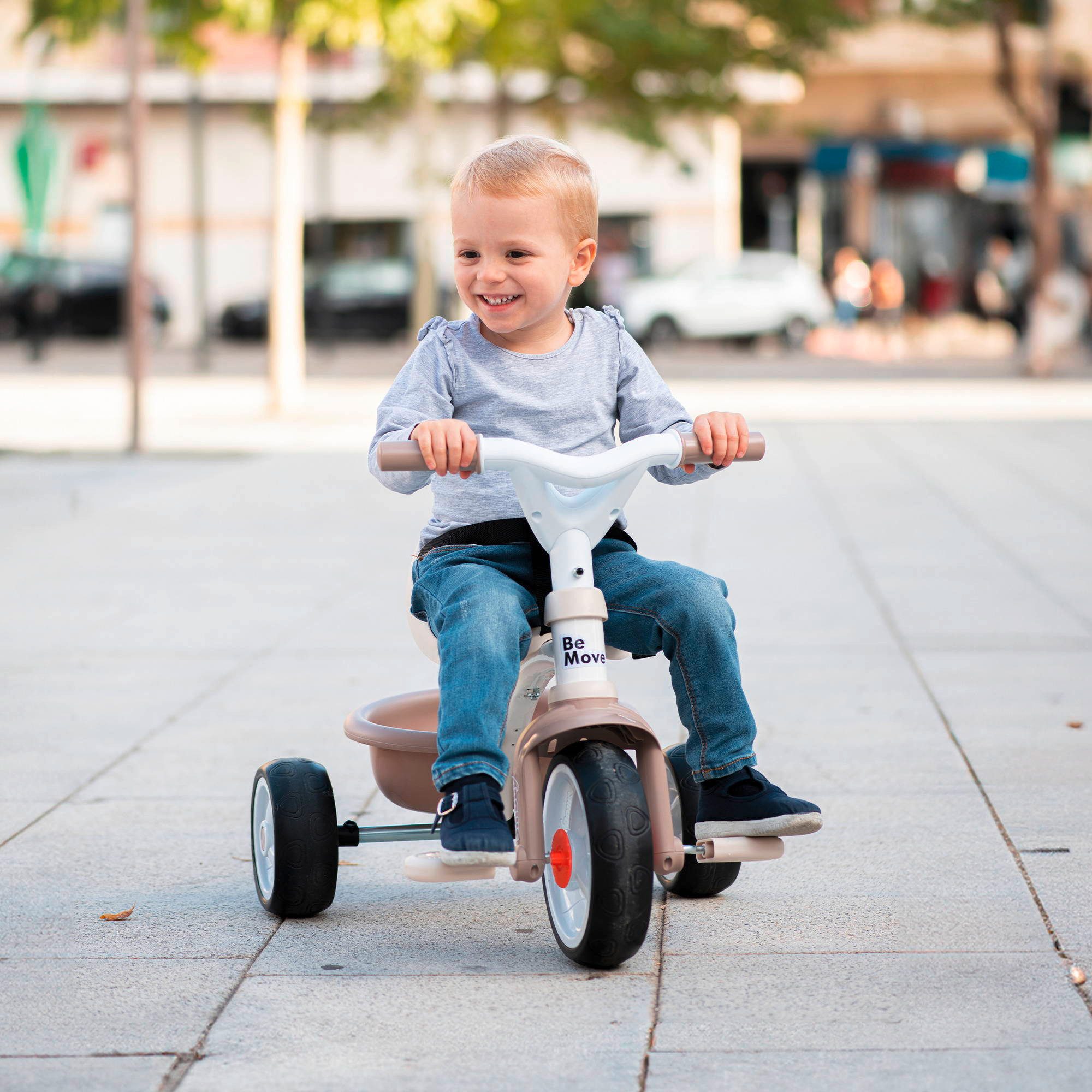 Smoby Dreirad Outdoor Spielzeug Fahrzeug Dreirad Be Move beige 7600740338