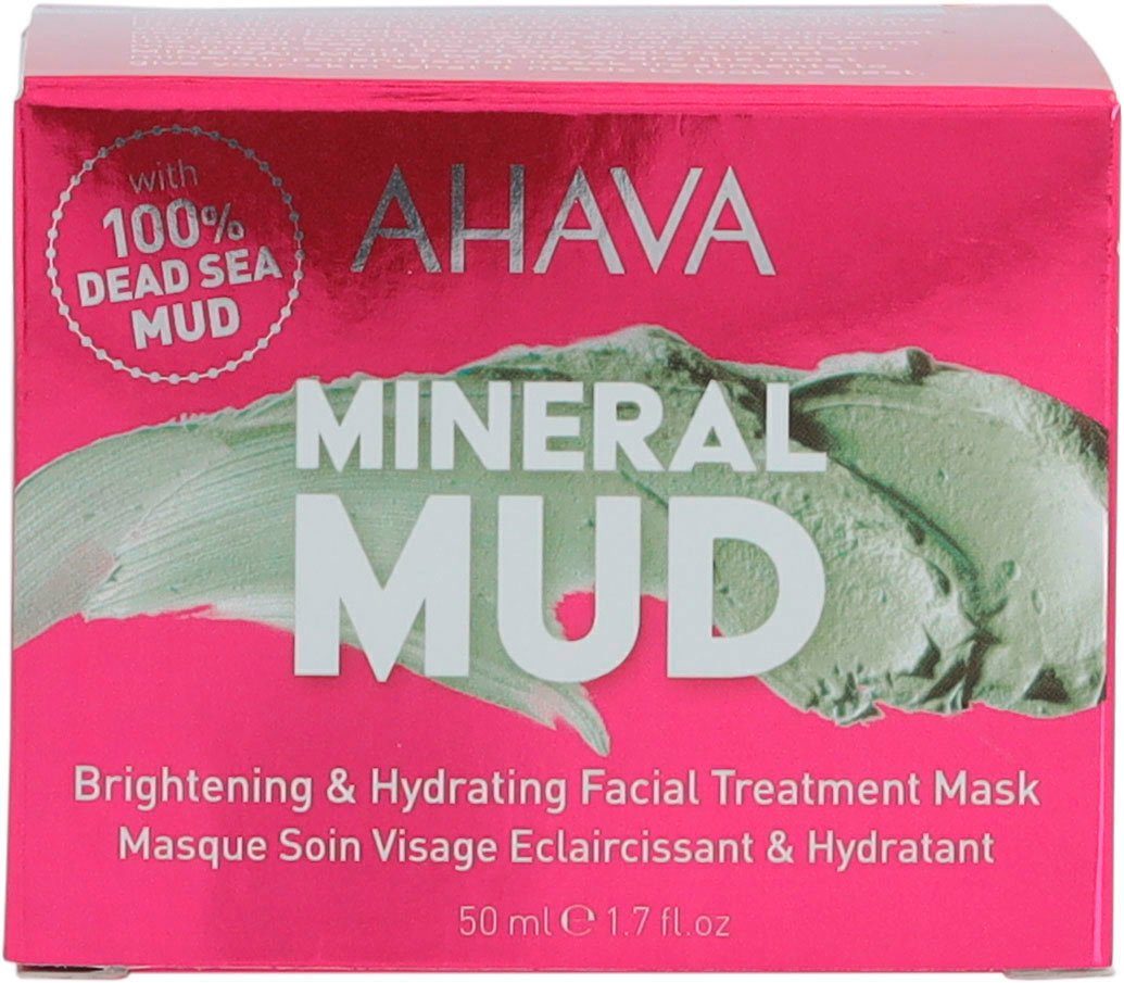 AHAVA Gesichtsmaske Mineral Masks Brightening&Hydrating Facial Treatment Mask, Für ein ebenmäßig erscheinendes Hautbild, deckt Rötungen ab.