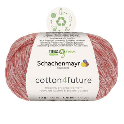 Schachenmayr Wolle cotton4future Baumwollmischgarn zum Stricken und Häkeln Häkelwolle, 100,00 m (Strickgarn, Strickwolle, Handstrickgarn, 50% Baumwolle, 50% Polyester), aus recycelten Materialien