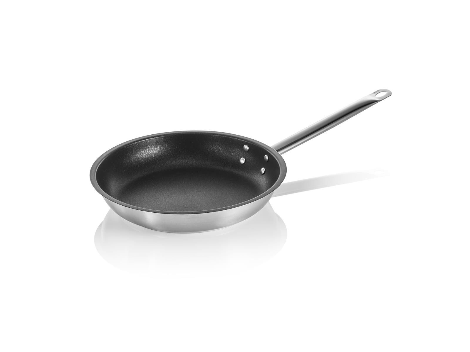 Gastro Spirit Bratpfanne Pfanne mit Antihaftbeschichtung, Ø 32 cm, Chromnickelstahl 18/10