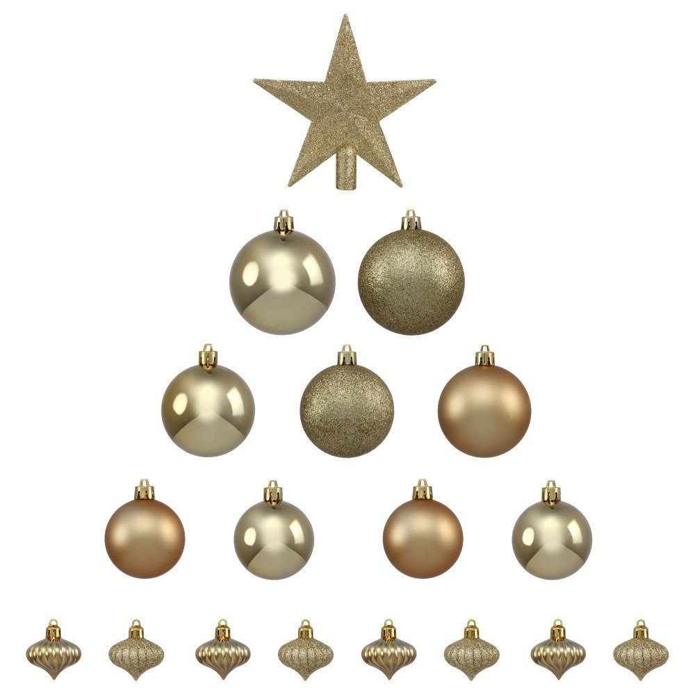 Fééric Lights & Christmas Weihnachtsbaumkugel (18 St) golden