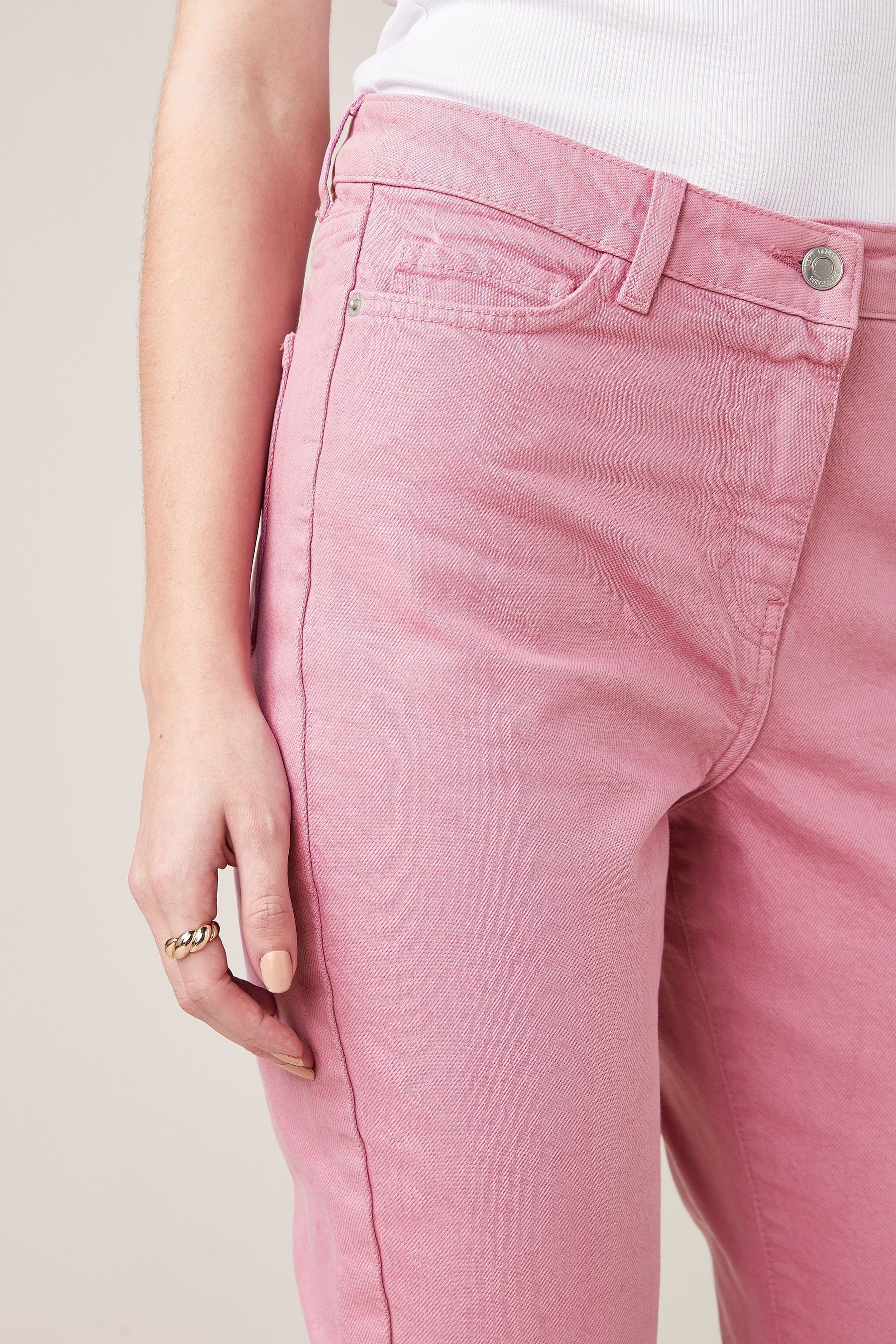 Mom-Jeans Mom-Jeans Pink (1-tlg) Next