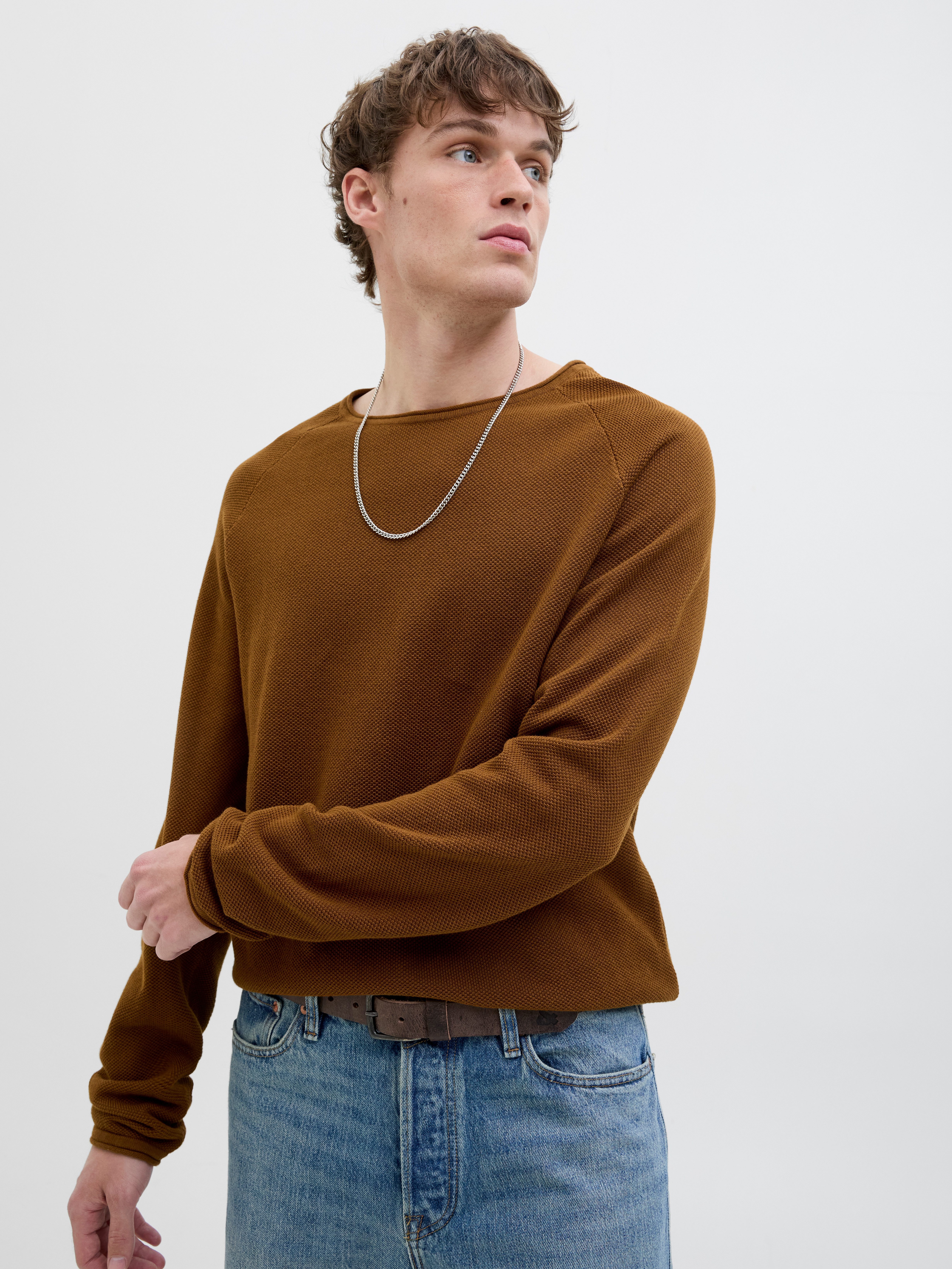 Jack & Jones Rundhalspullover JJEHILL KNIT günstig online kaufen