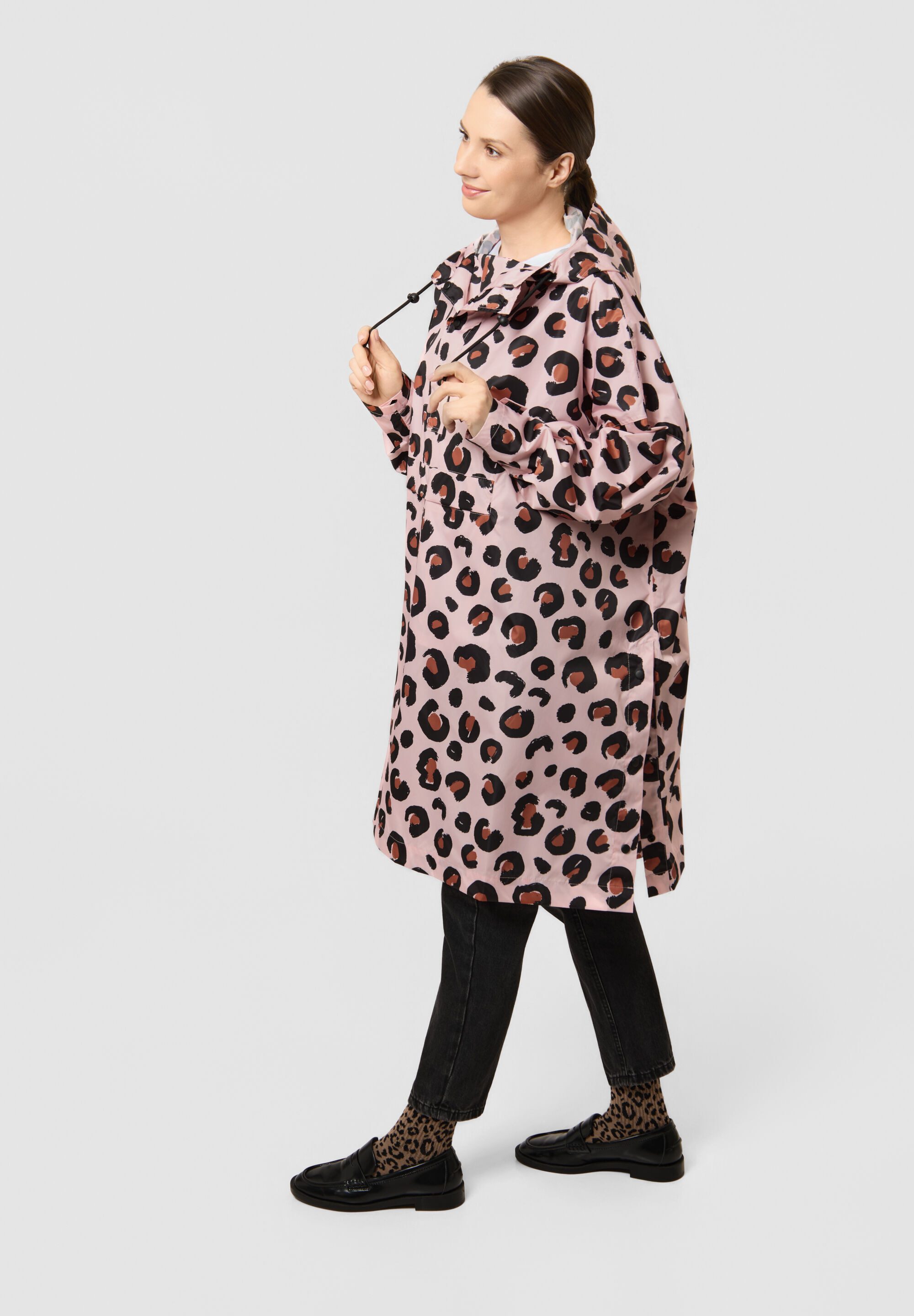 Codello Poncho mit Leomuster