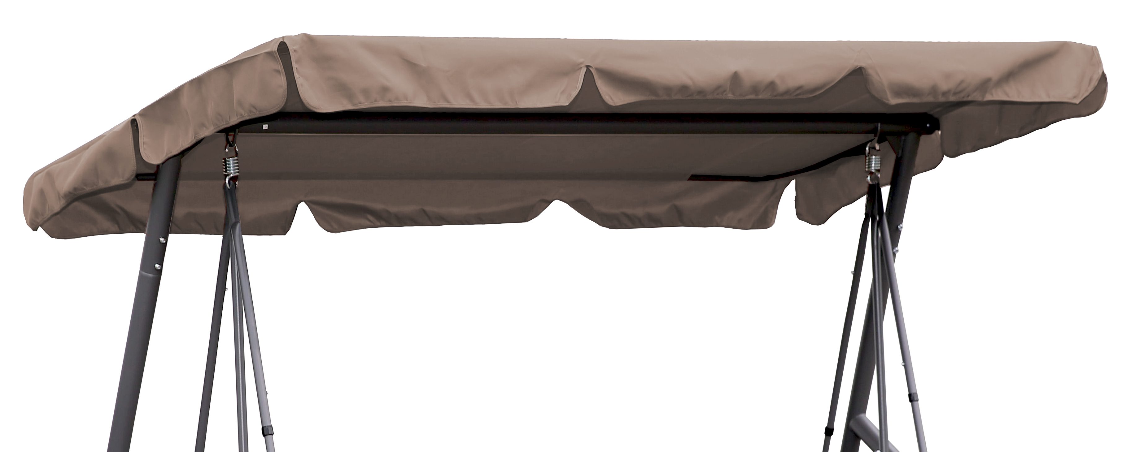 Quick Star Hollywoodschaukelersatzdach Ersatzdach Hollywoodschaukel Taupe, günstig online kaufen
