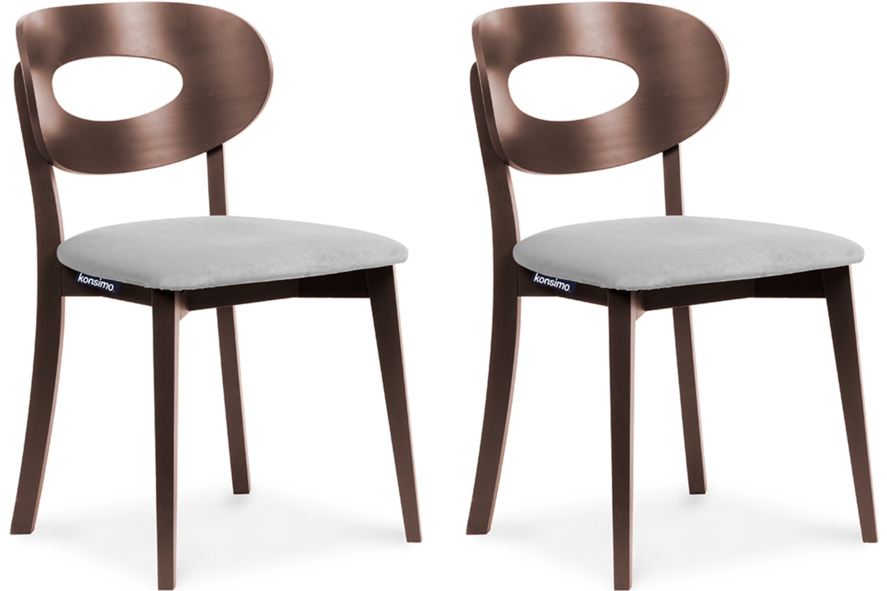KONSIMO® 4-Fußstuhl TANER Holzstühle Esstischstuhl Polsterstühle günstig online kaufen