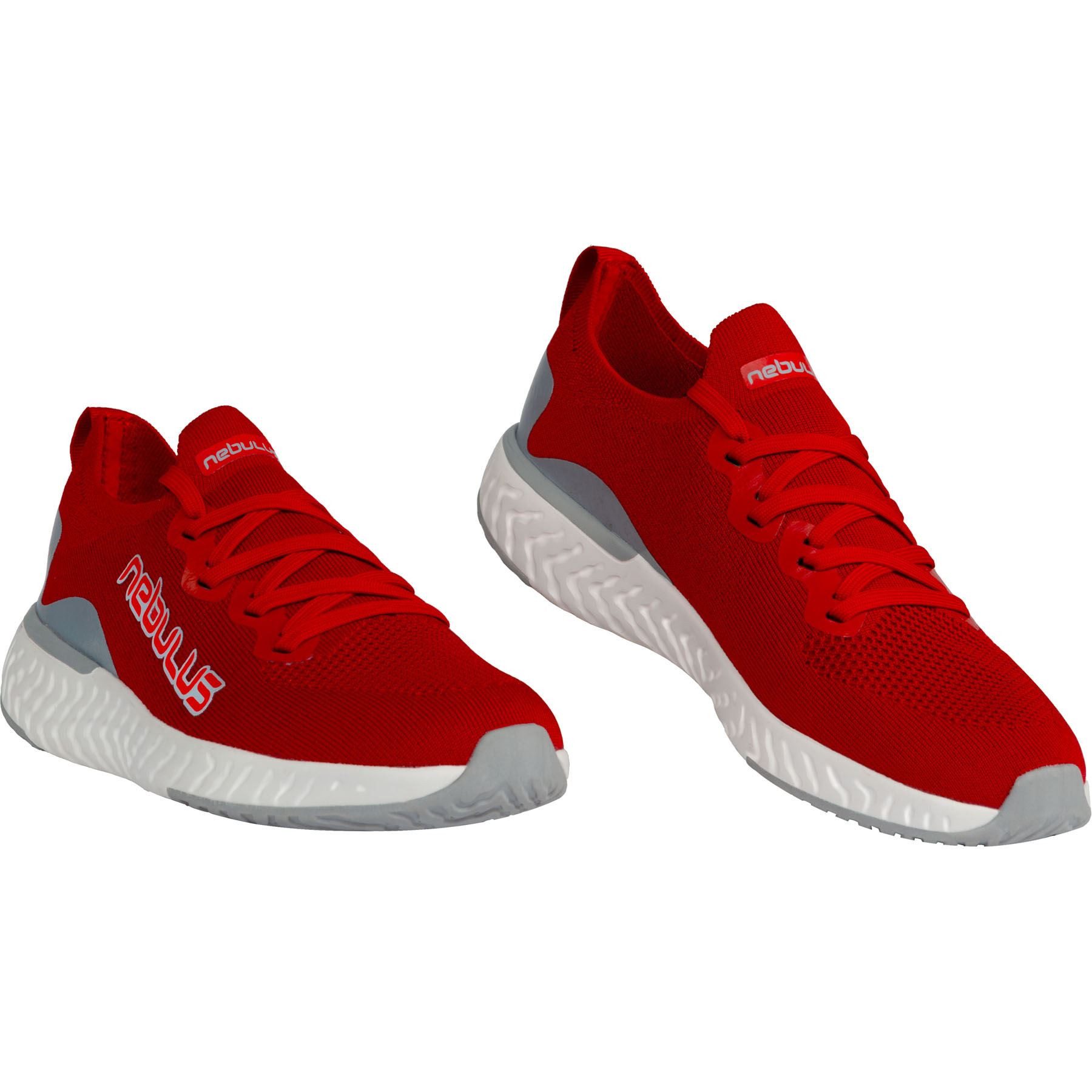 Nebulus UNIQUE, P5794 - Damen, rot-grau, 39 Sneaker