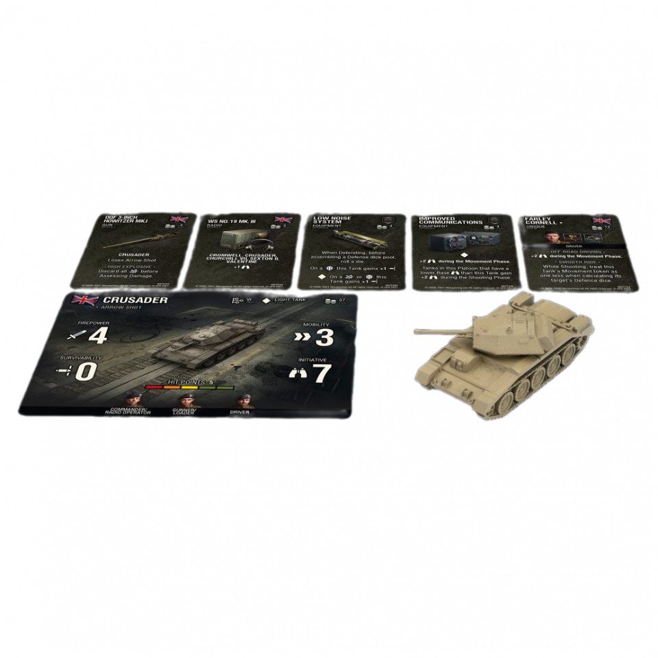 Galeforce Nine Spiel, World of Tanks - Wave 6 - British (Crusader) - englisch