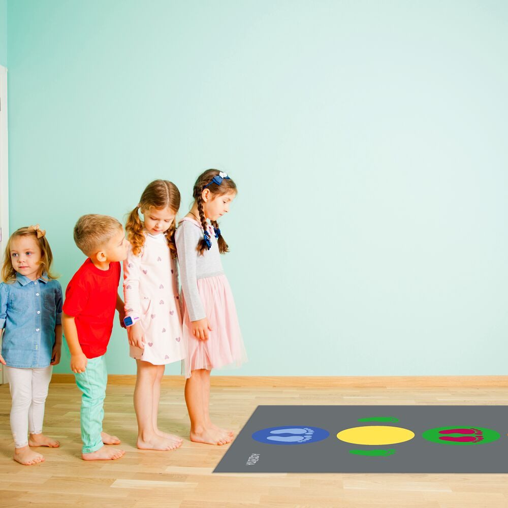ACHOKA® Kinderteppich Spielmatte Jumpy, Für Hüpfspiele für Kids