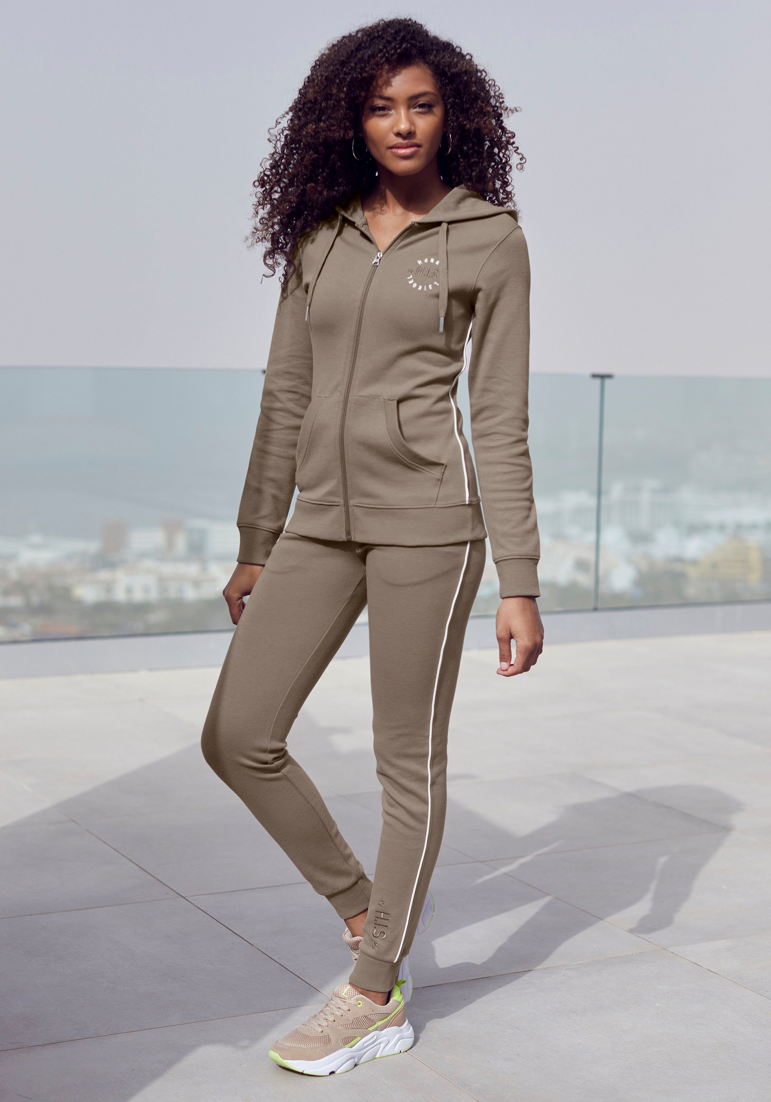 H.I.S Sweathose mit seitlichem Piping und Taschen, Loungewear