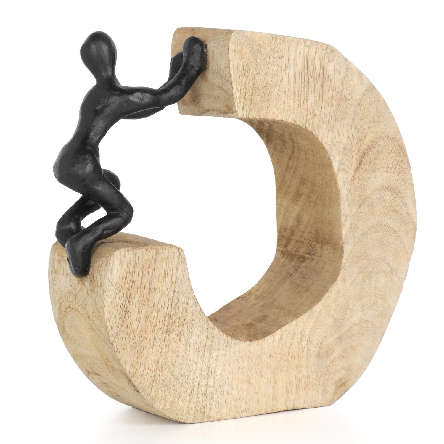 Moritz Skulptur Weg frei machen, Holz, Tischdeko, Fensterdeko, Wanddeko, Ho günstig online kaufen