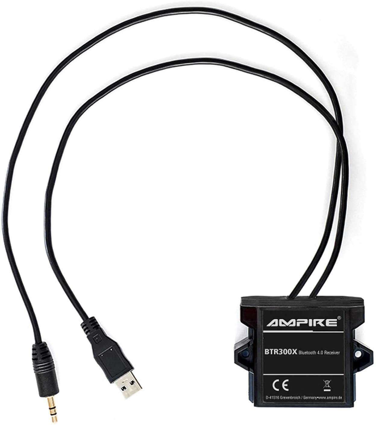 Ampire Ampire BTR300X Bluetooth adapter USB/AUX Auto-Adapter