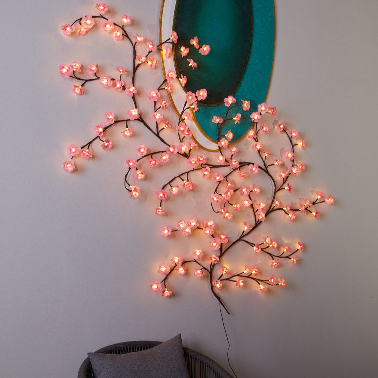 MUPOO Leuchtzweig LED-Dekolicht,1.8M/2.3M LED Baum Wandleuchte,LED günstig online kaufen