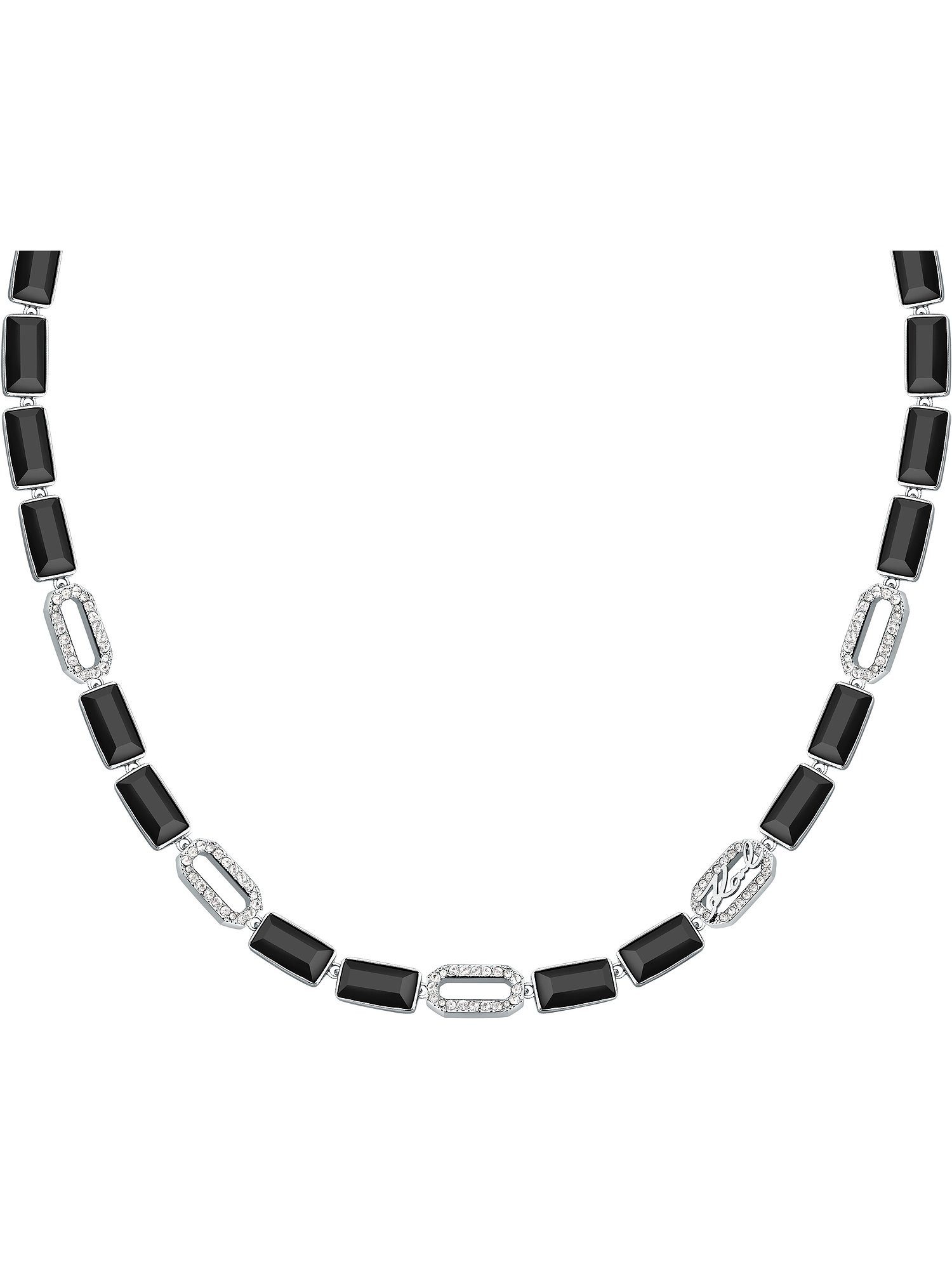 KARL LAGERFELD Collier Karl Lagerfeld Damen-Kette Edelstahl 24 Kristall günstig online kaufen