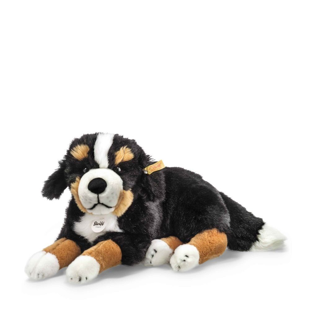 Kuscheltier Steiff 079528 Senni Berner Sennenhund 45cm Hund liegend