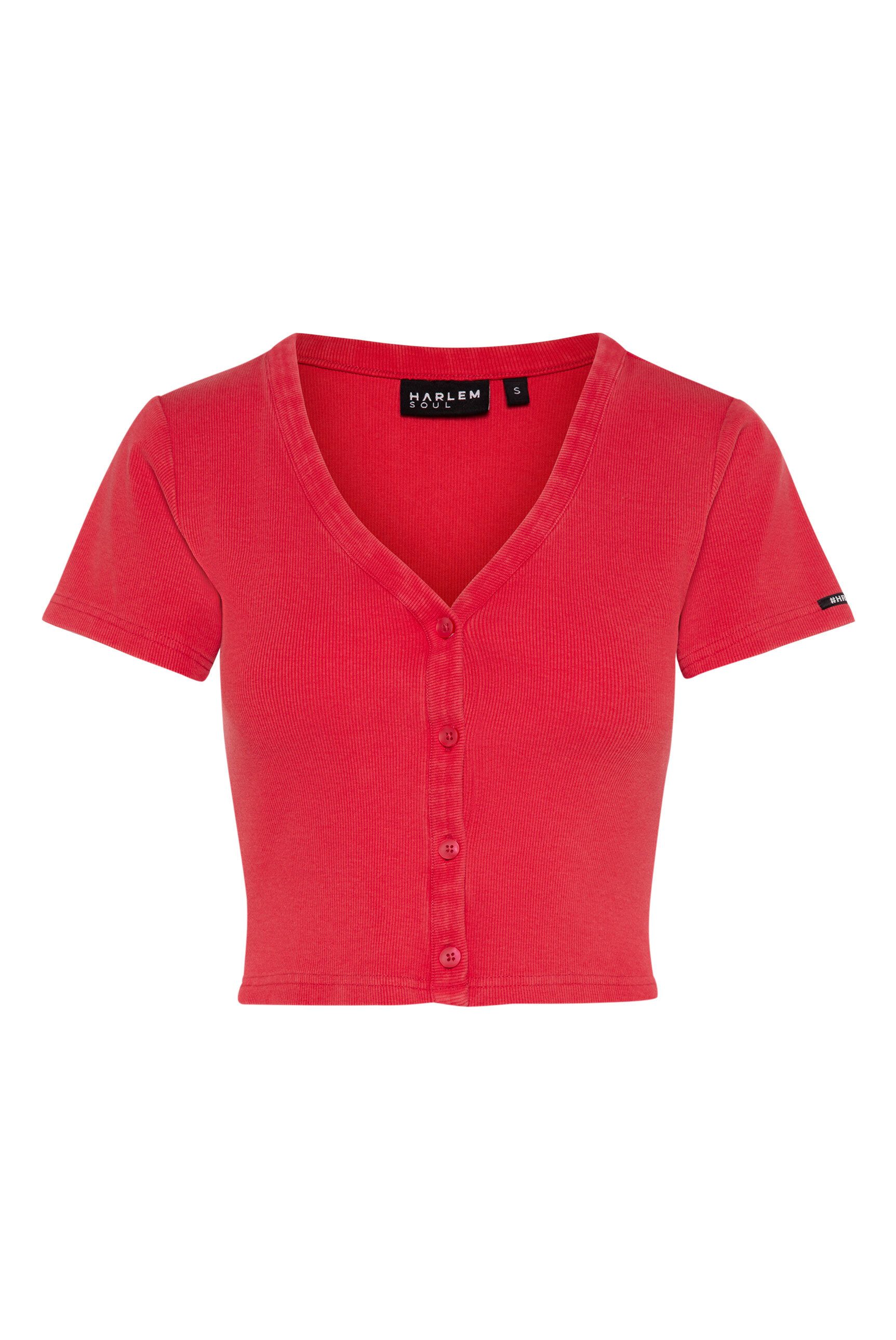 Harlem Soul V-Shirt aus Baumwolle