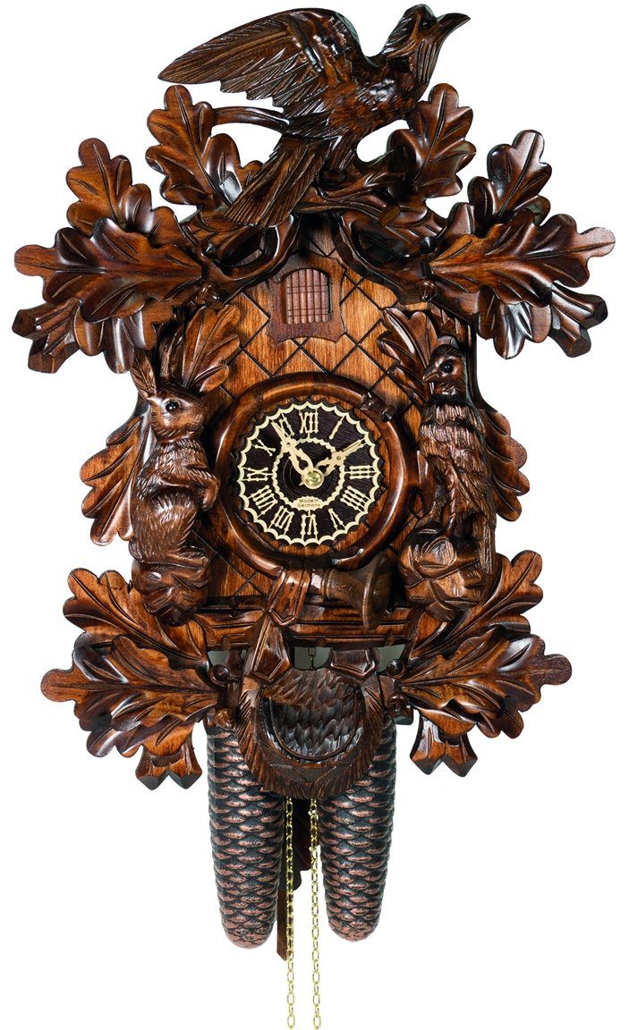 Clockvilla Hettich-Uhren Wanduhr Schwarzwälder Kuckucksuhr 8 günstig online kaufen