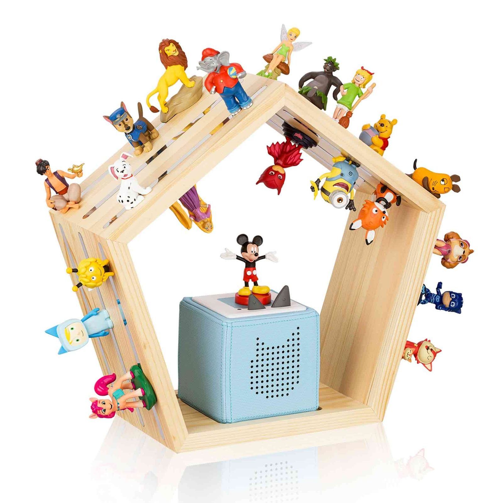 Baby Vivo Regal Toniebox magnetische Aufbewahrung für über 68 Tonies - 5 Ec günstig online kaufen