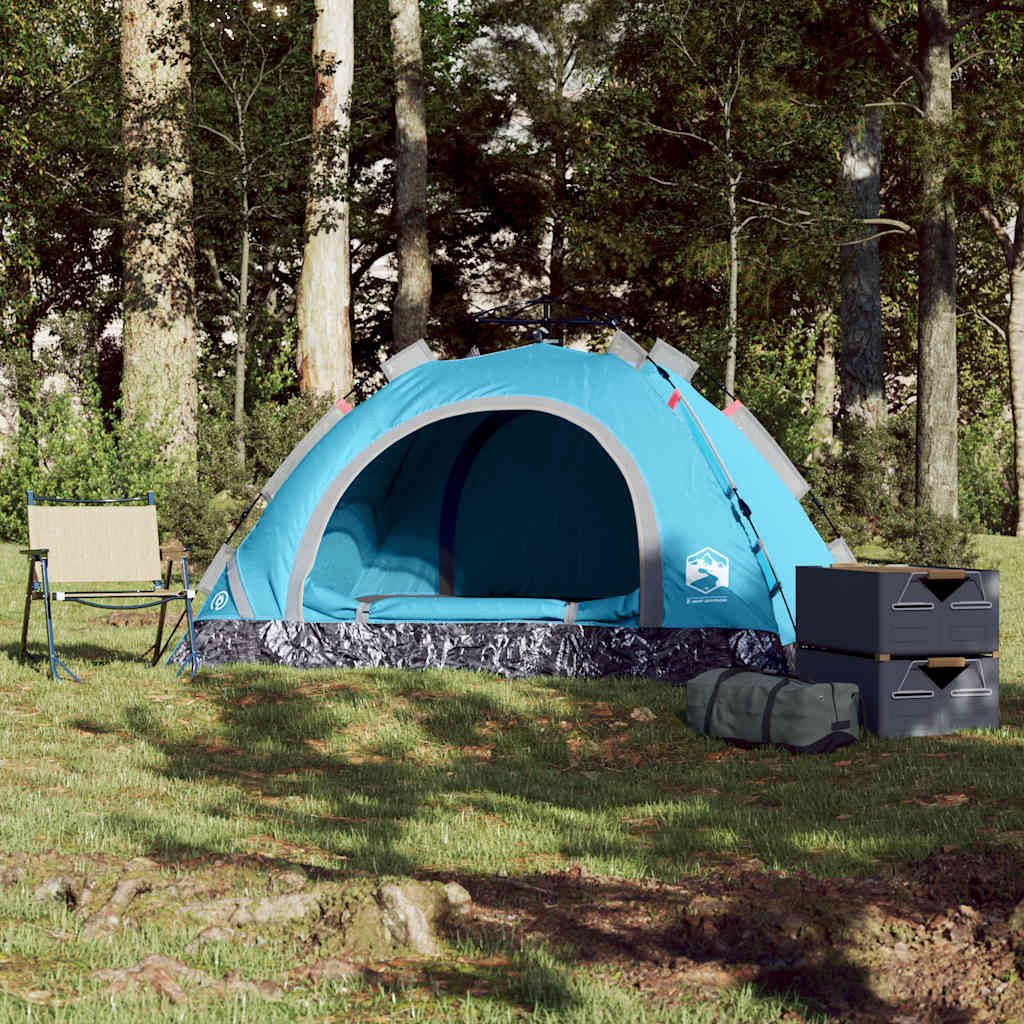 vidaXL Kuppelzelt Campingzelt 2 Personen Blau günstig online kaufen
