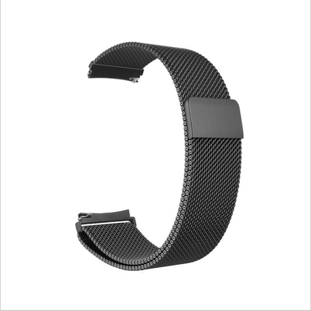 GelldG Uhrenarmband Armband kompatibel mit Samsung Galaxy Watch 5/4 Edelstahl Mesh Metall Schwarz