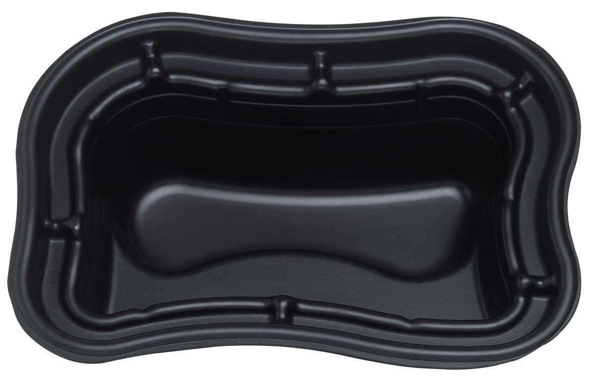 Wacredo Fertigteich Teichschale PE 500, BxLxH: 126x178x56 cm, 500 l, Kunststofbecken, Fertigteich, Teichbecken