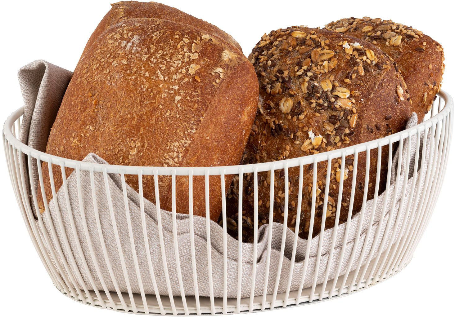 APS Brotkorb SVART, Metall, (1-tlg), 24 x 19 cm, H: 8 cm