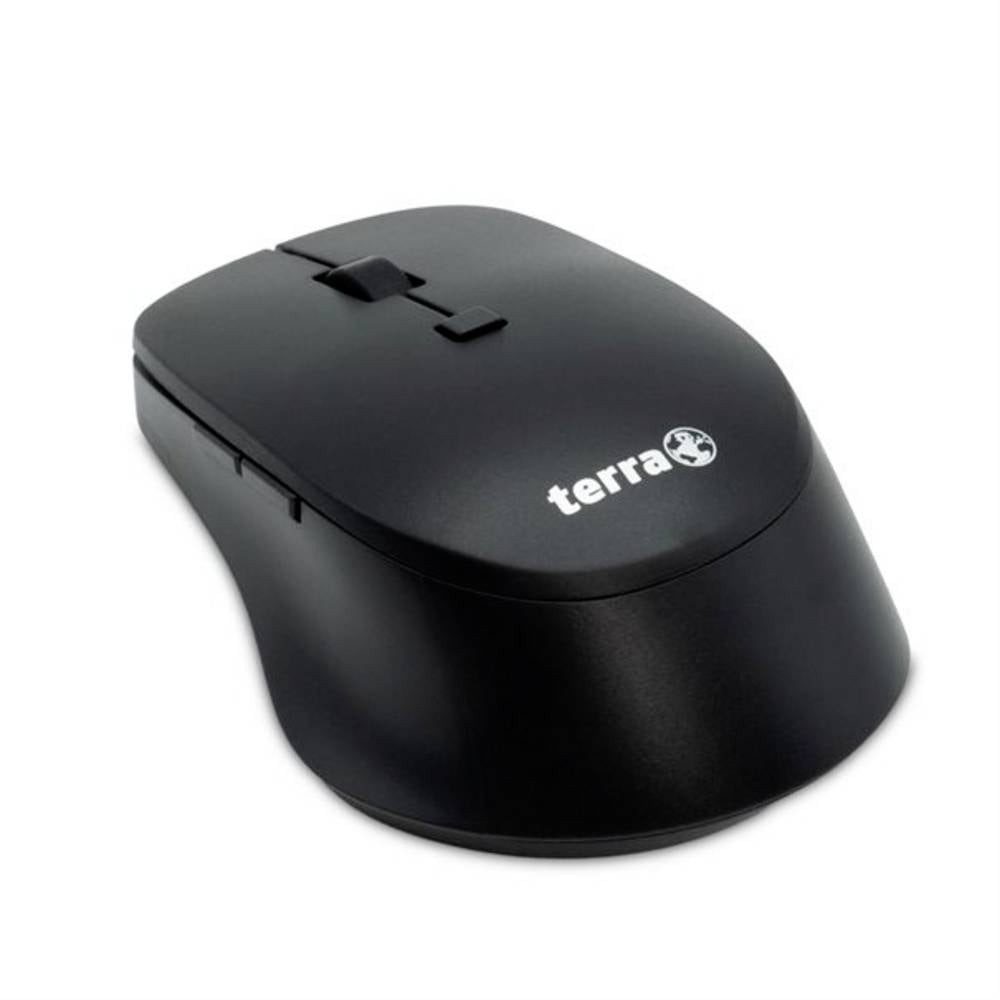 TERRA Mouse 4000 Wireless Maus Funk, Kabellos Schwarz 6 Tasten 2400 dpi Mäuse