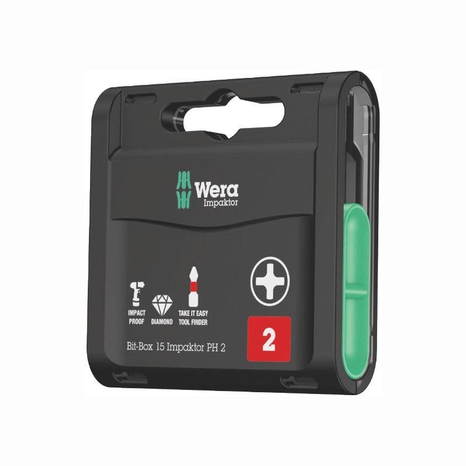 Wera Bit-Set Wera Bitgroßpackung (15 Stk) IMPAKTOR Diamond 1/4″ T 20 Länge 25 mm -