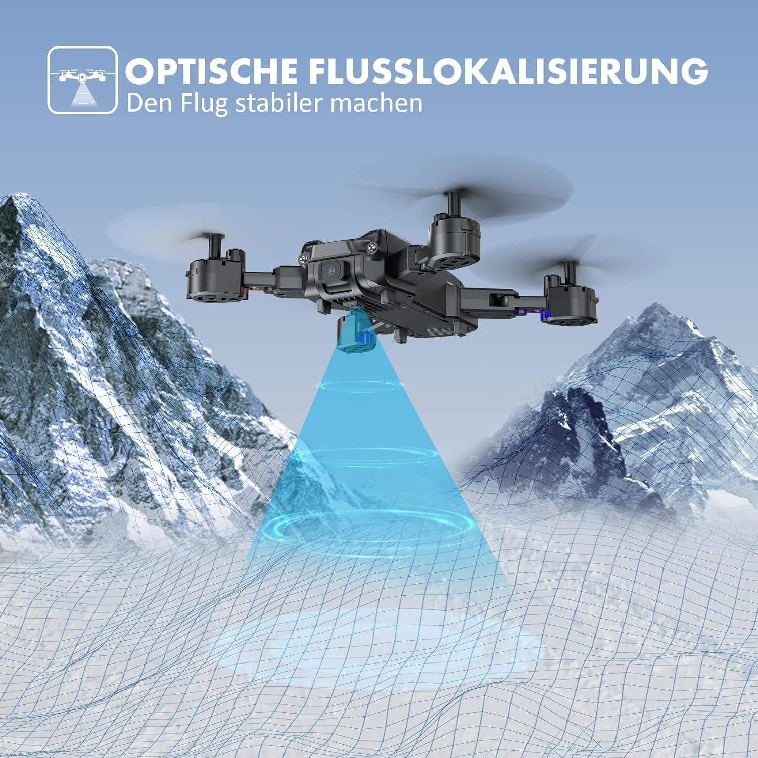 MAETOT Drohne (Quadcopter für Kinder Geschenke Anfänger Erwachsene Jungenspielzeug)