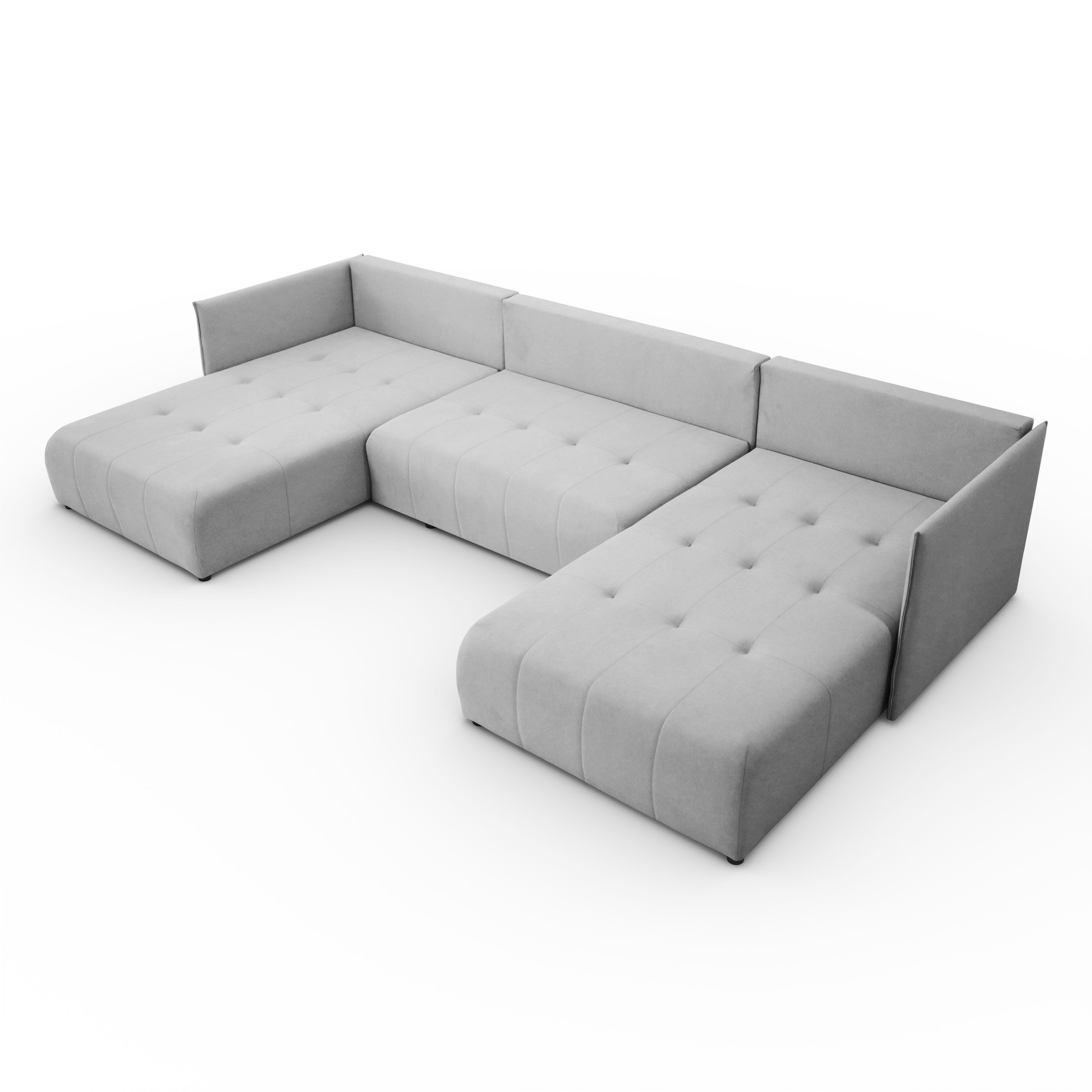 Kaiser Möbel Ecksofa Sofa U form, Couch U form Hannover U stoff Castel