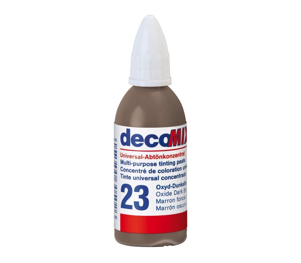 dunkelbraun Abtönkonzentrat Abtönfarbe 20 und decotric® Decotric ml Vollton-