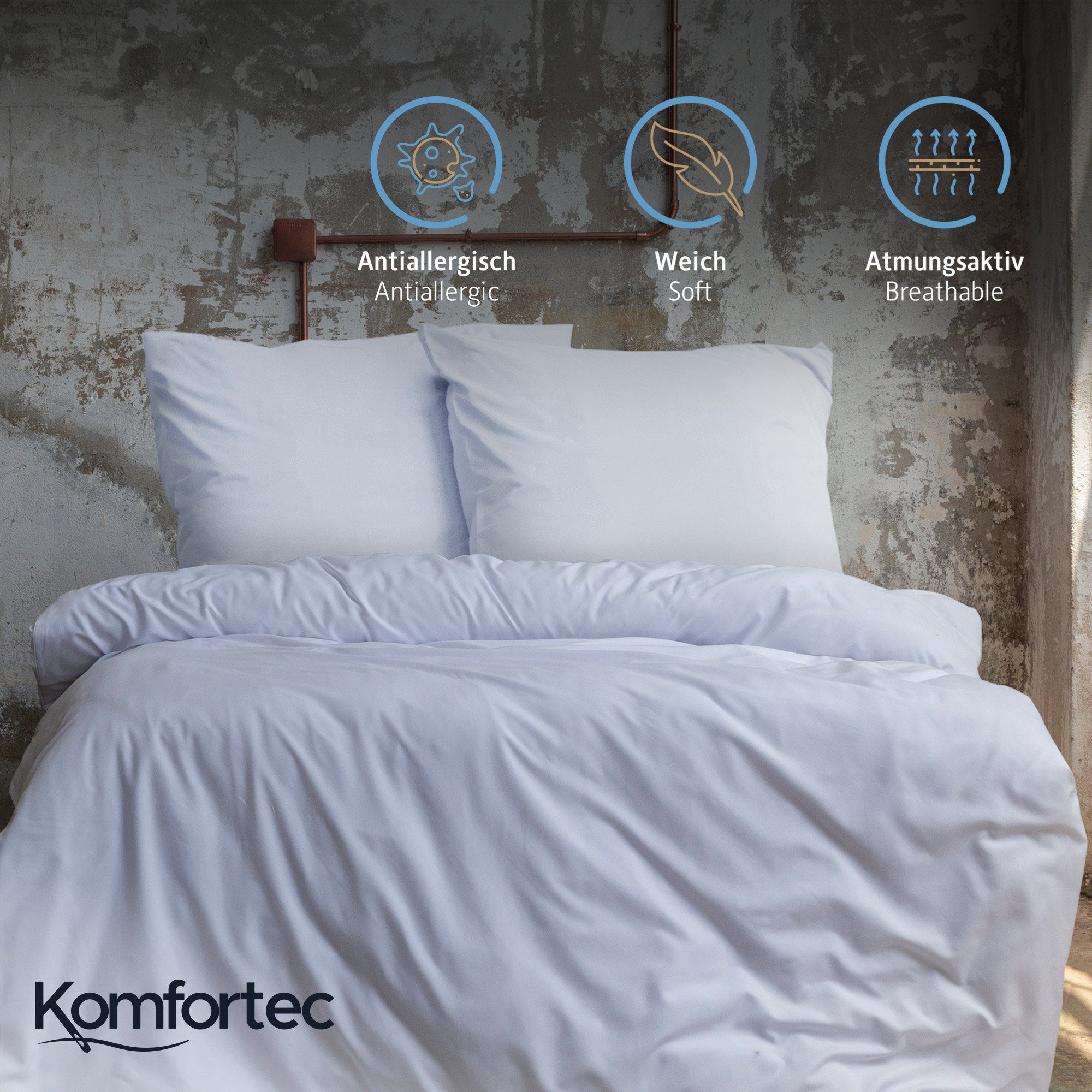 Komfortec Bettwäsche Premium, 135 x 200 günstig online kaufen